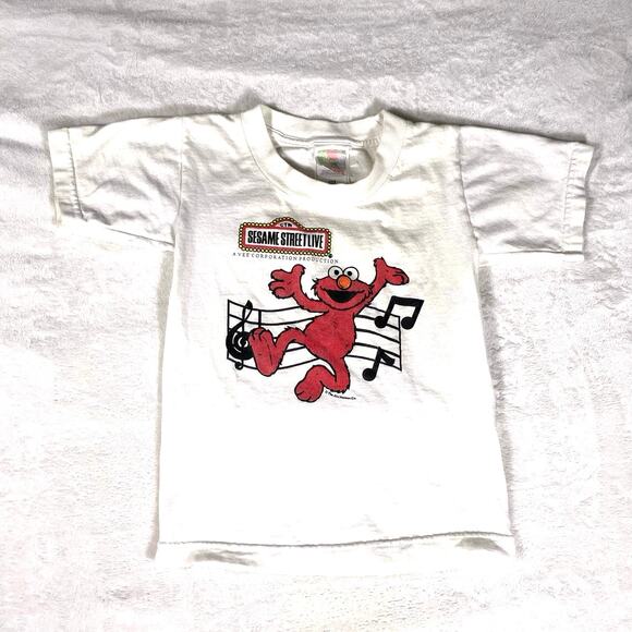 Vintage Sesame Street Live Elmo T-Shirt Kids 2T/4T - Picture 1 of 6